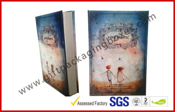 Customized Book Shape Rigid Gift Boxes , CMYK Printed Rigid Gift Boxes with Clear PVC Window