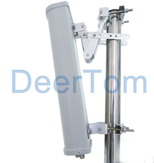 2.4GHz WIFI Wlan MIMO Sector Panel Antenna 15dBi*2 120 Degrees High Gain