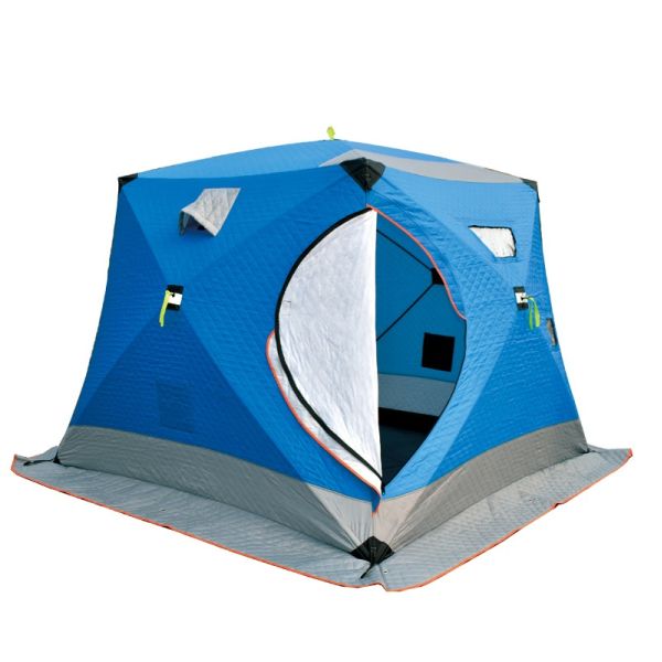 Outdoor Waterproof Oxford Fabric Pop-Up Sauna Tent Thermal Insulated Ice Cube Winter Fishing House Snow Fishing Shelter