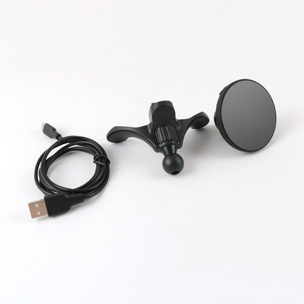 Carregamento rápido 15W 20W Carregador sem fio para carro com sucção magnética Revestimento de vidro