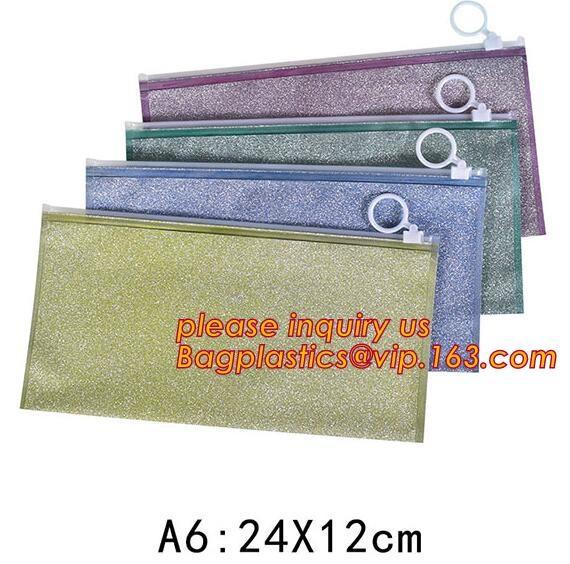 School Reusable Stationery Pencil Pouch Travel Storage Pouch Laser Toiletry Christmas Gifts Makeup Bags Travel Cases