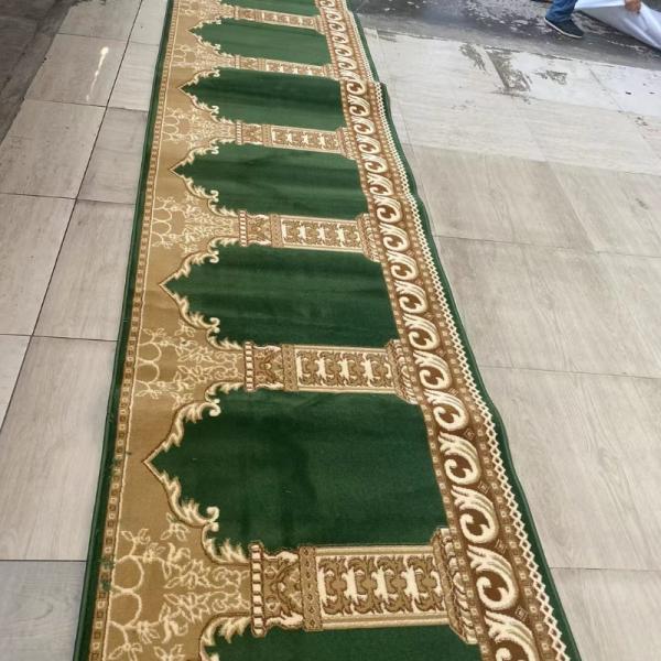 Custom Rectangle Muslim Mosque Design Masjid Prayer Carpet And Meeting Room Mosque Carpet