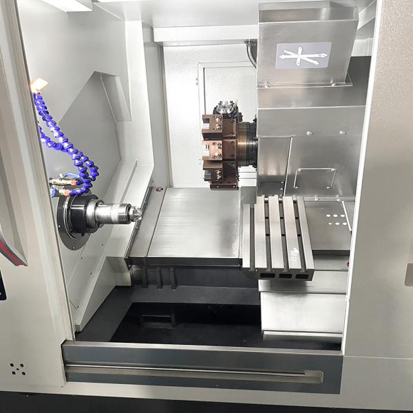 Electric Metal CNC Turning And Milling Machine 0 - 22rpm Spindle Speed