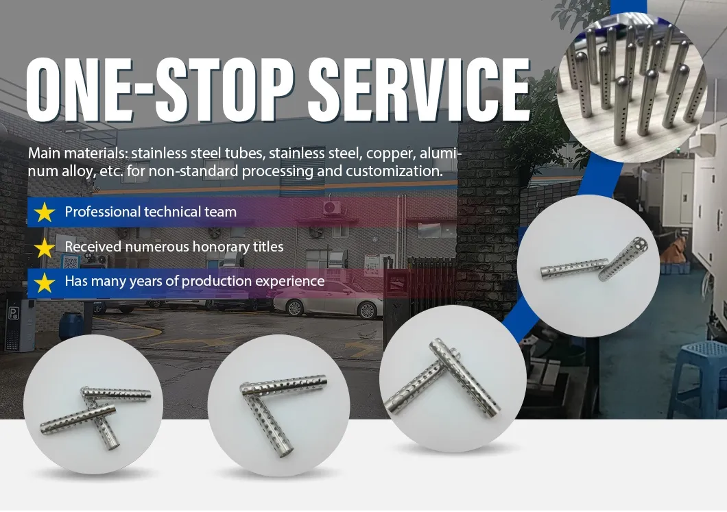 Coupe au laser de tube capillaire en acier inoxydable rond creux