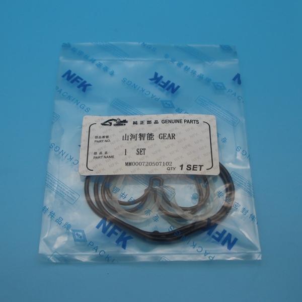 Taiwan Oil Seal PSVD2-27E Gear Pump Seal Kit NBR Kit de Reparação para SUNWARD SWE60E Crawler Excavator
