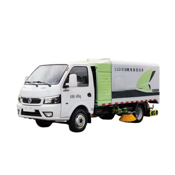 Pure Electric Road Sweeper Truck 4x2 Street Vacuum Cleaner for Eco-Friendly Cleaning