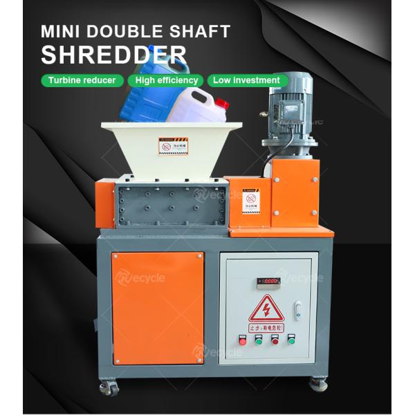 Double Shaft Shredder for Shredding Mini Scrap Plastic Metal Crusher Crushing Machine