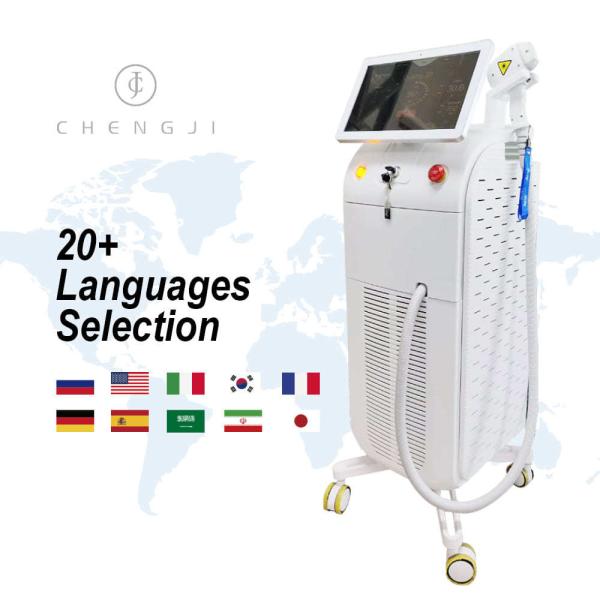 755nm 808nm 1064nm Laser Hair Removal Machine Commercial Diode Laser Machine For Hair Removal