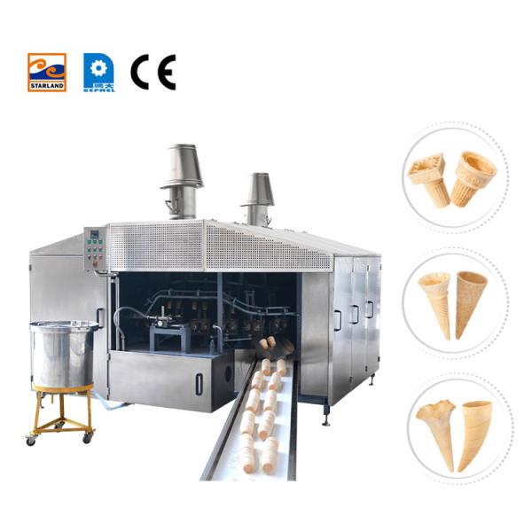 Automatic Sugar Cone Production Line 28 Mold With 2 Cavity Chip Cone Machine