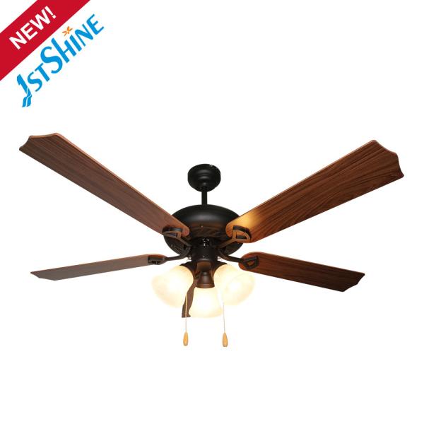 CE Super Ásia Itália Interior Elegante Clássico Antigo 52 polegadas Ventilador de teto com luz 1stshine