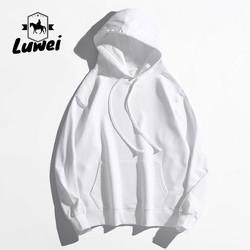 Moletons Camisola de algodão de tamanho grande Ginásio personalizado a granel Felpa Esporte Premium Plain White Heavyweight Streetwear Hoodie