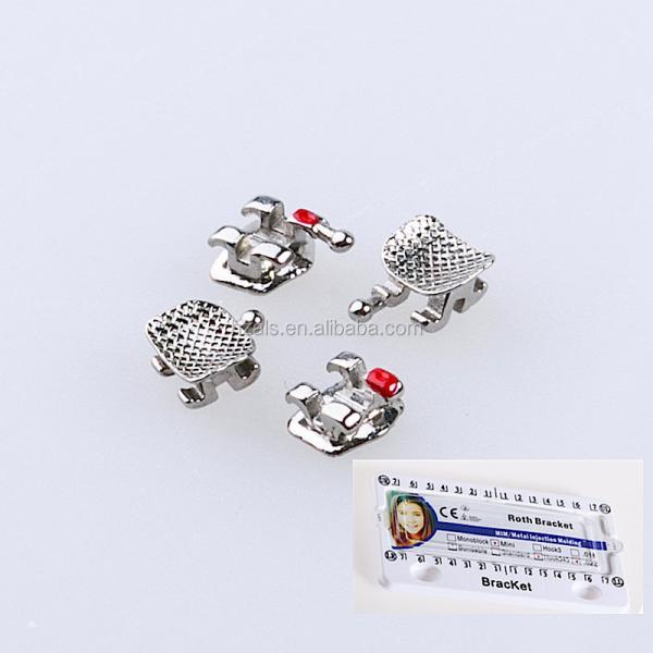 Aucune Norme de sécurité en acier inoxydable médical ALS DENTAL Orthodontique MIM Mesh Bracket Roth