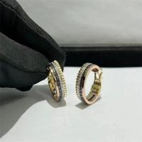V.V.S. personnalisé Diamond High End Boucles d'oreilles d'or découpées en or Diamant bijoux