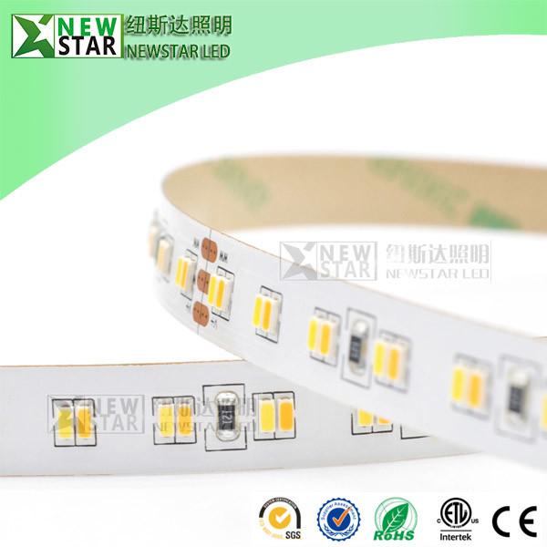 CCT 3014 WW W 12v 24v led dual white 3014 flexible strip 3000K to 6000K dimmable 3014SMD CCT adjustable led strip lights