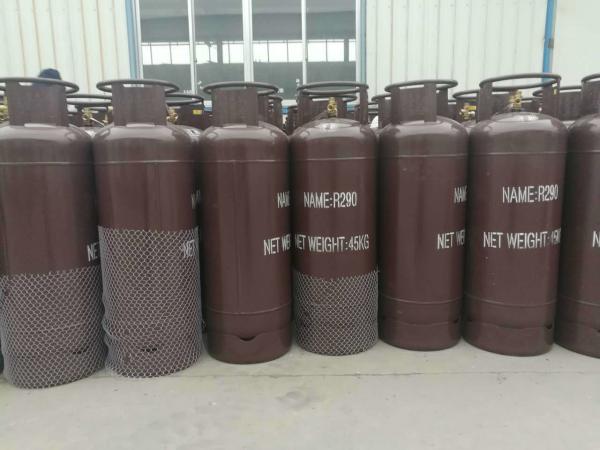 Home Ac Gas R290 Refrigerant 11.3KG 99.99% Purity Refrigerant 290