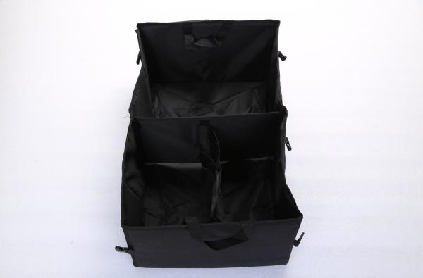 Waterproof Black Color Foldable Car Trunk Organizer With Large Size Capacity