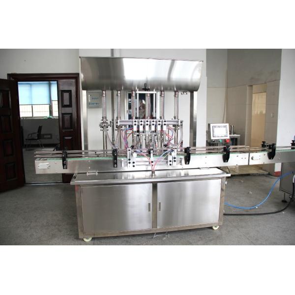 Automatic PLC Piston 6 Heads Bottle Filling Machine
