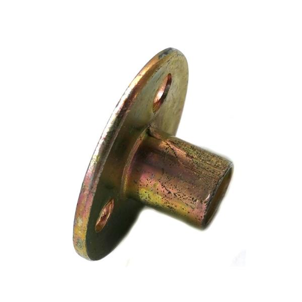 Yellow Zinc Plated Round Base M10 T Type Tee Nut With 3 Hole Round Base