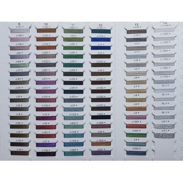 Filamentos de bordado 100% de poliéster 120D de bordado por ordenador