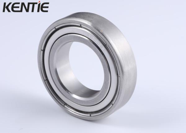 Stainless Steel 304 closed Ball Bearing , 6006ZZ Single Row Ball Bearing Compact Structure