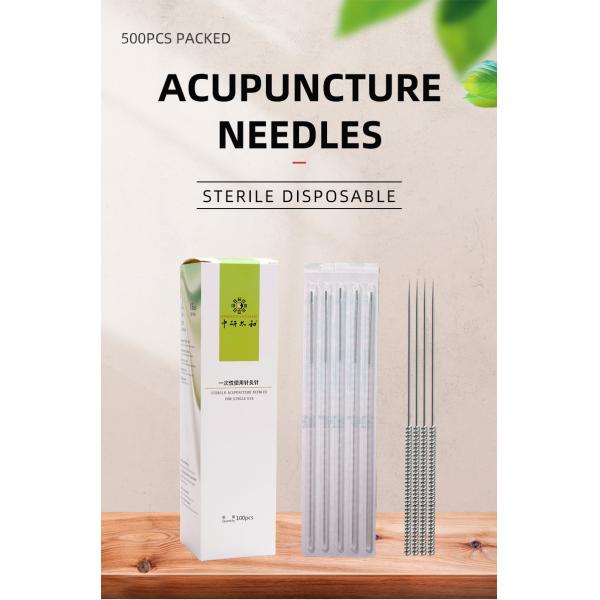 Wholesale Medical Disposable Long Stylet Sterile High Quality Acupunctur Needl 1000