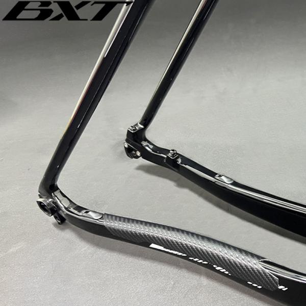 Черная велосипедная цепочка Pad Carbon Frame Protector Sticker 4pcs PU Composite Pad