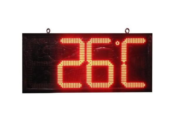Affichage de la température de la signalisation de la station-service, affichage extérieur de la signalisation de l'horloge LED, atténuation automatique