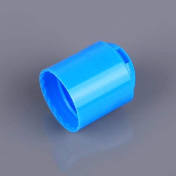 Blue 24mm Disc Top Cap Polypropylene Shampoo Bottle Cap