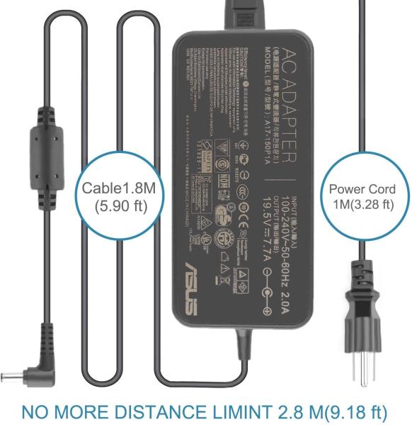 Asus 150 Watt Laptop Charger A17150P1A A17-150P2A for Asus GL503G GL503GE