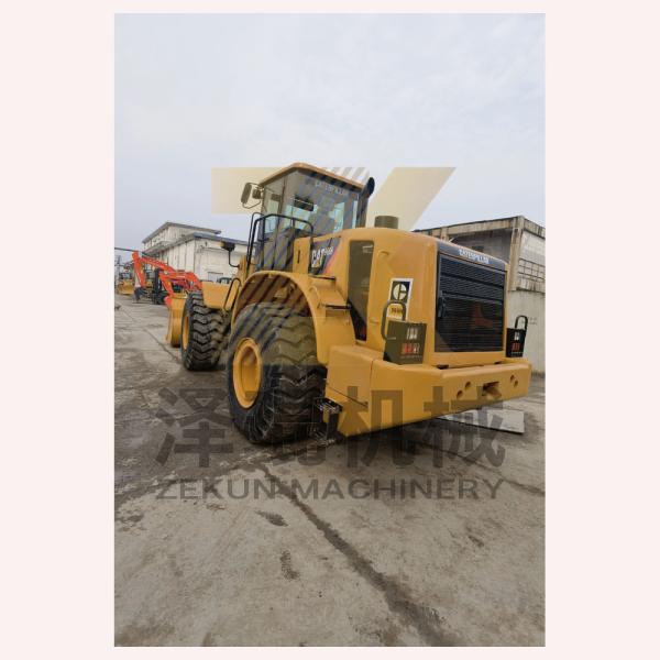 中古の Cat 966H 6トンのホイールローダー