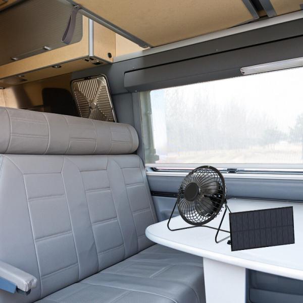 Rechargeable Power Solar Panel Energy Solar Electric Fan Lanterns Home Camping Solar Fan Led Light