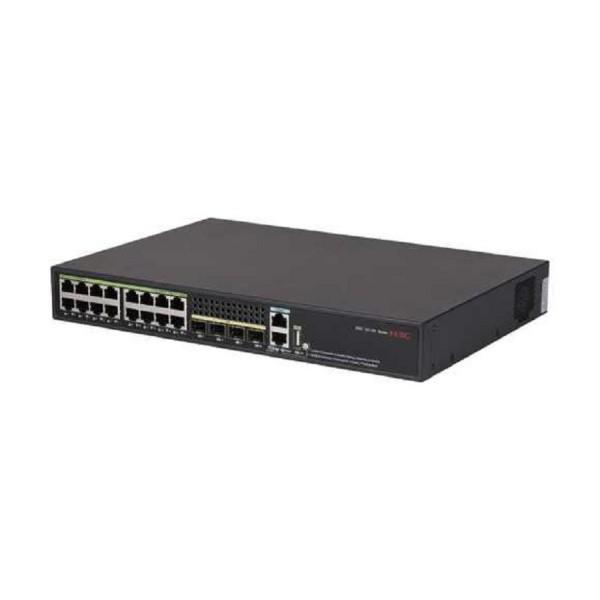 16-Port PoE+ Gigabit Switch With 4 SFP Slots & Advanced Security H3C LS-5135S-16FP4S-EI