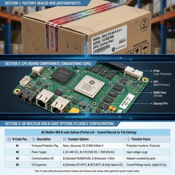 GE Multilin 850, 469 & 750 Protection Relays | Original New