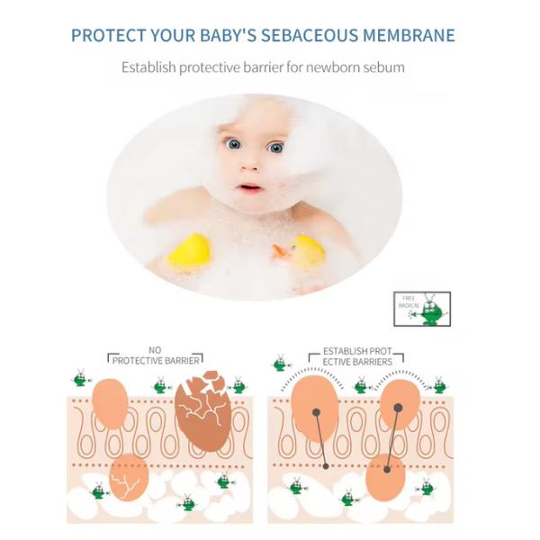 Естественное детское детское тело уход за телом ванна чистое детское 2 в 1 шампунь для мытья тела