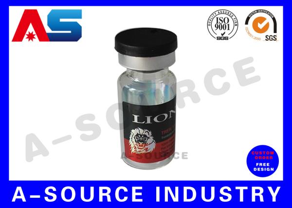 O tubo de ensaio customizável da cor 10ml da etiqueta etiqueta a testosterona para o teste de laboratório