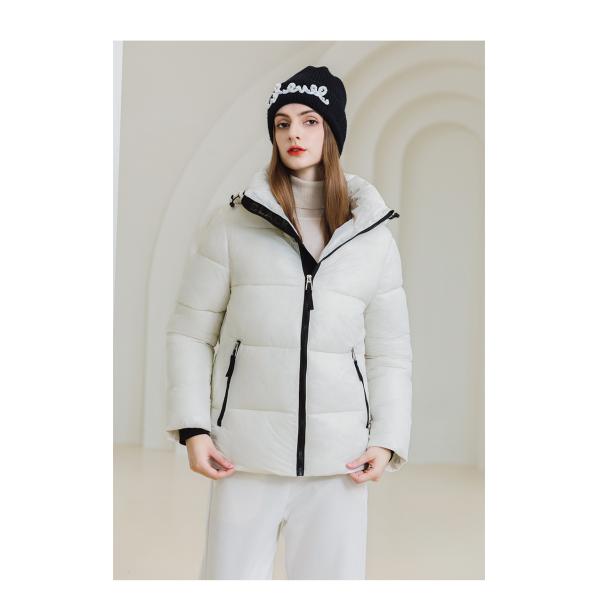Unisex Casual Print Mechanic Duck Down Winter Clothing Light Weight Feather Puffer Coat