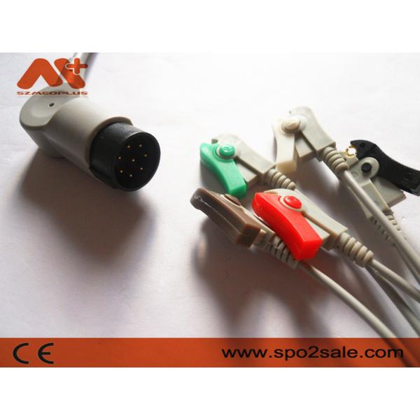 Nihon Kohden OEC-6102A, OEC-6105A, OEC-6120A, OEC-6120J, зажим 5Lead OEC-6120K совместимый Непосредственн-соединяет кабель ECG
