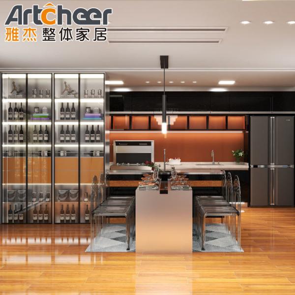 Armoires scandinaves Meubles de cuisine modernes avec taille personnalisée