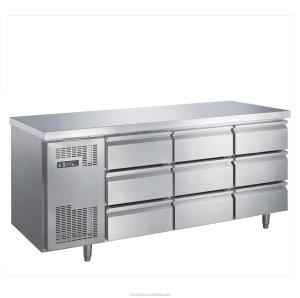 A Special Fridge of Restaurant Kitchen Under Bench Drawer
