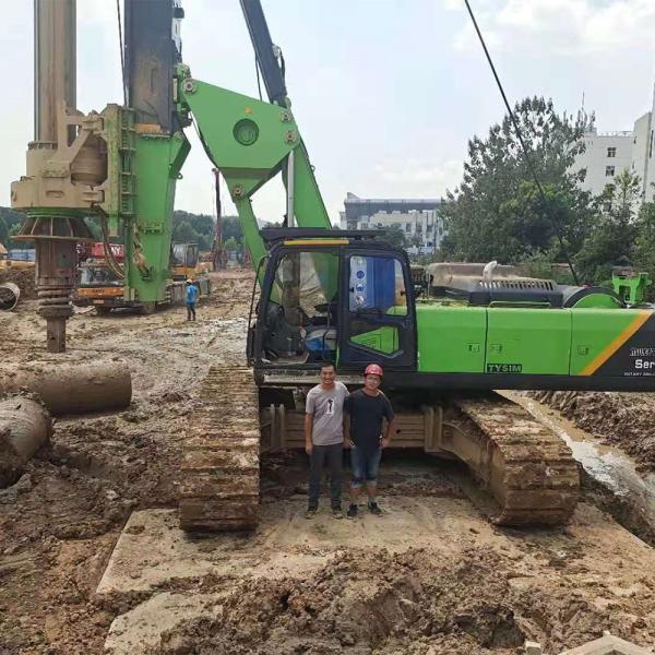 Машина буровой установки сверла Tysim 26m 2000mm гидравлическая роторная сверля