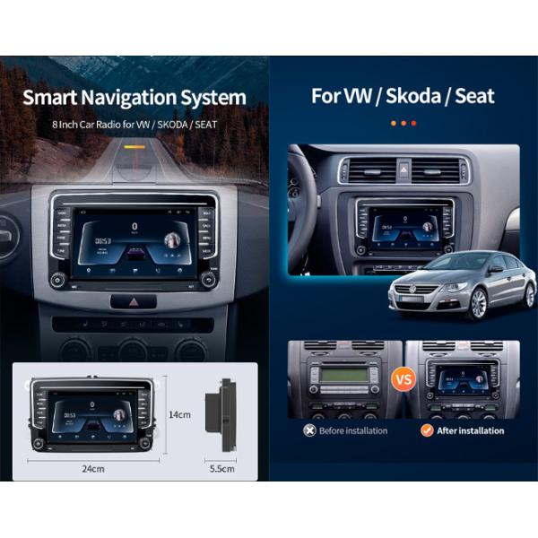 2Din VW Car Radio Passat B6 Android Мультимедиа Android 10 Vw Golf Radio Ай Голос Контро