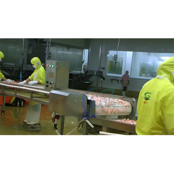 Stainless Steel Steam Shrimp Machine Production Line Practical Anti Erosion