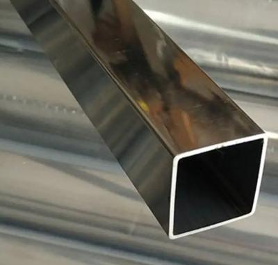 ASTM AISI 201 304 316L Stainless Steel Rectangular Tube Cold Rolled SS Square Pipe