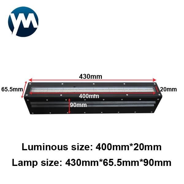 Lâmpada de cura UV para impressão de papel para máquina de impressão Sistema de cura UV LED de 750W
