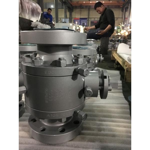 600LB Trunnion Ball Valve with Soft Seat and Bleed Function