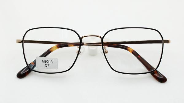 Square Metal Eyeglasses Frame Stainless Steel Frame Durable Reading Computer Glasses for Unisex Prescription Eyeglasses
