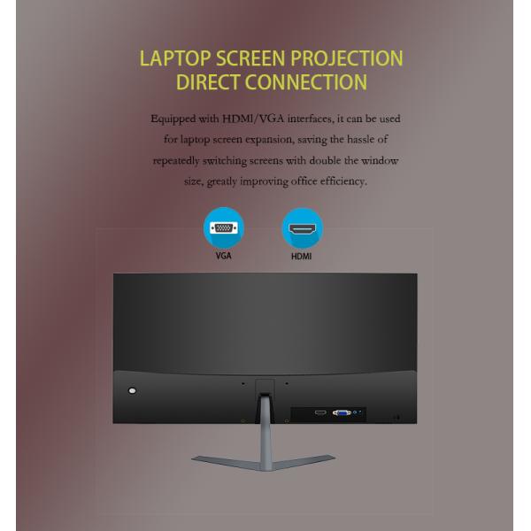 Monitor LED para juegos de PC de 27 pulgadas, biselado, panel IPS rápido, resolución 1K 2K 4K, frecuencia de actualización de 100Hz 144Hz 165Hz 180Hz