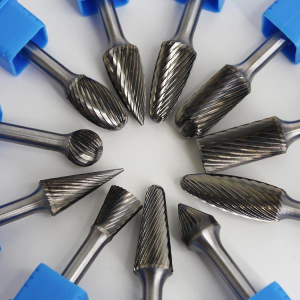6mm Shank SC Cylinder Ball Nosed Coment Rotary Burr Bits Single Cut Type of Cut DOUBLE CUT LOGO
