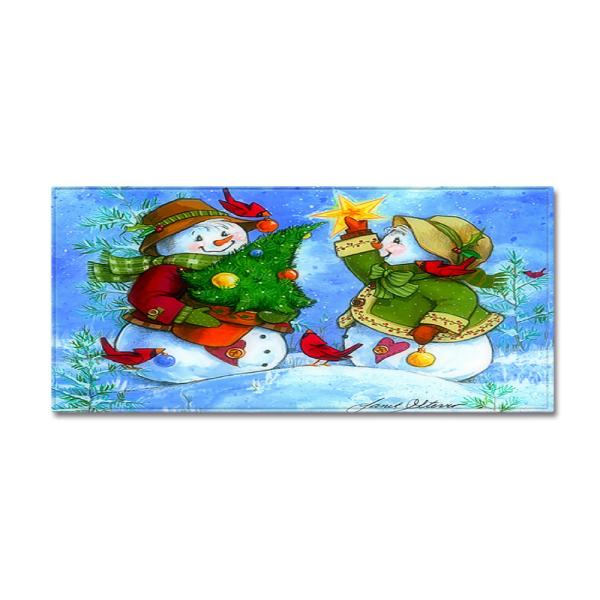 Esteira lavável do conforto da cozinha de Santa Cute Kitchen Runner Rugs 40*60cm