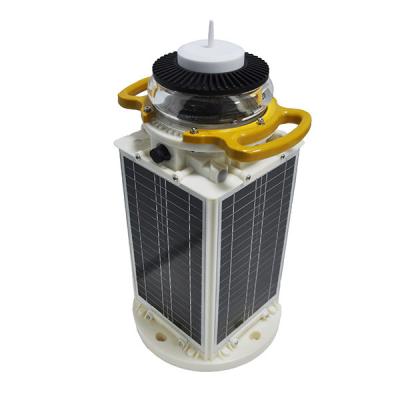 Remote Monitoring Solar Marine Light UV resistant With Fiberglass Housing